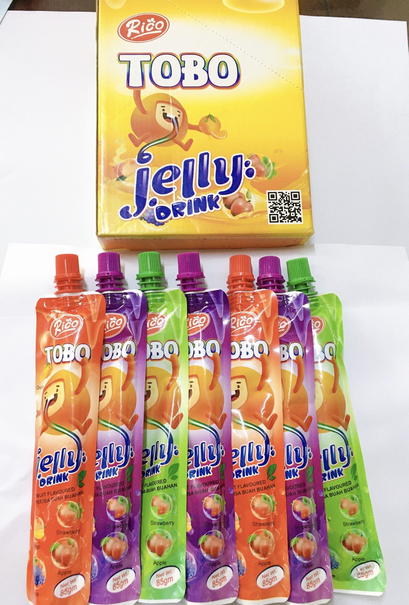 Tobo Jelly Drink (1T x 6hộp x 24gói x 85g) Công ty Asia Food