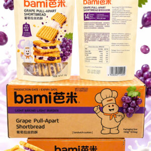 Bánh quy kẹp sữa vị nho (1T x 18gói x 160g)