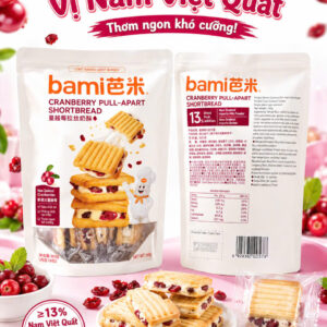 Bánh quy kẹp sữa vị nam việt quất (1T x 18gói x 160g)