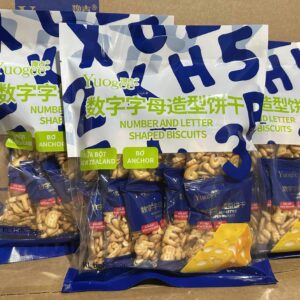 Bánh quy hình số và chữ cái (1T x 16gói x 360g)